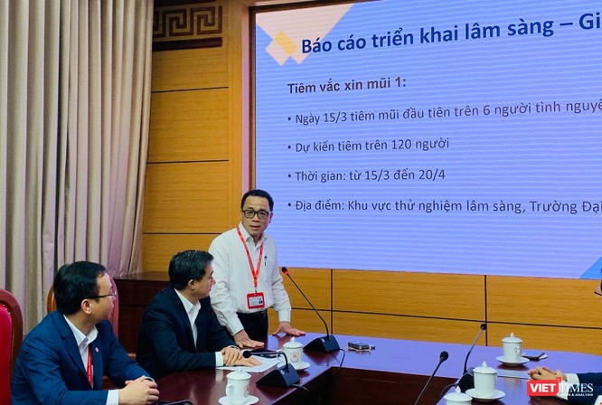 Chính thức tiêm thử nghiệm vaccine COVID-19 do Việt Nam nghiên cứu và sản xuất tại Đại học Y Hà Nội ảnh 1