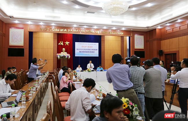 Sáng 17/10, UBND tỉnh Quảng Nam tổ chức Họp báo công bố thông tin các sự kiện, hoạt động tại địa phương trong khuôn khổ Năm APEC 2017 diễn ra tại Quảng Nam