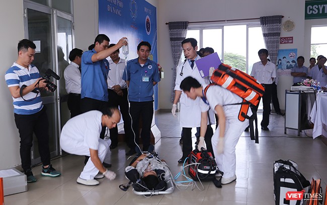 Đà Nẵng diễn tập y tế ứng phó cấp cứu phục vụ APEC ảnh 14