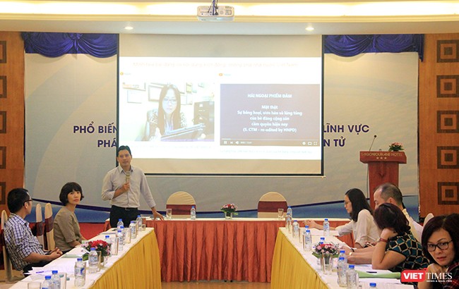 Hội thảo Phổ biến văn bản quy phạm pháp luật trong lĩnh vực thông tin điện tử do Cục Phát thanh truyền hình và thông tin điện tử (Cục PTTH&TTĐT), Bộ TT & TT tổ chức tại Đà Nẵng trong ngày 26/10.