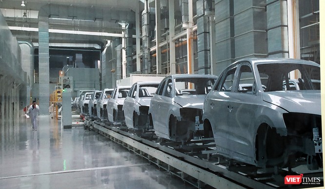Cận cảnh thi công nhà máy sản xuất ô tô Mazda 12.000 tỷ của Thaco ảnh 23