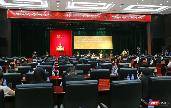 Chiều 21/11, Thành ủy Đà Nẵng đã tổ chức Hội nghị tổng kết Công tác phối hợp tổ chức Tuần lễ cấp cao APEC 2017 diễn ra từ ngày 6/11-11/11/2017 tại Đà Nẵng