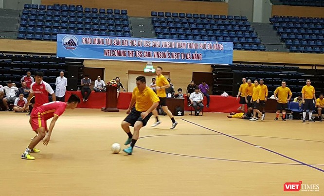 Tham gia thi đấu thể thao với các lực lượng tại Đà Nẵng