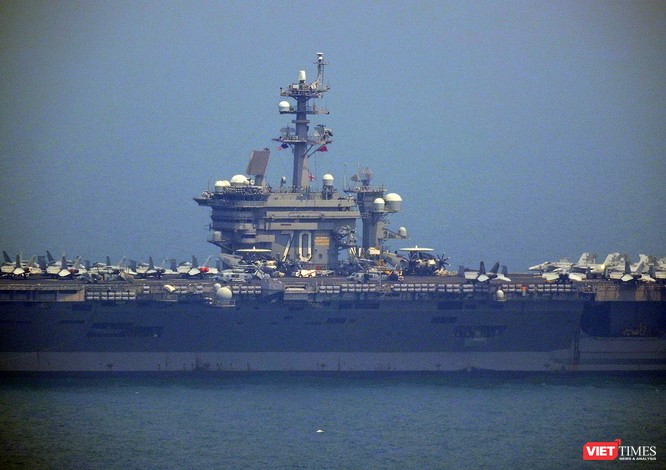 Toàn cảnh chuyến thăm lịch sử của đội tàu sân bay USS Carl Vinson ở Đà Nẵng ảnh 9