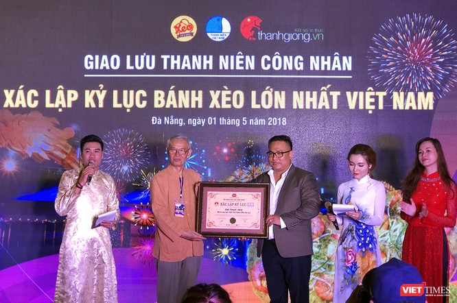 Đà Nẵng xác lập kỷ lục Bánh Xèo lớn nhất Việt Nam ảnh 3