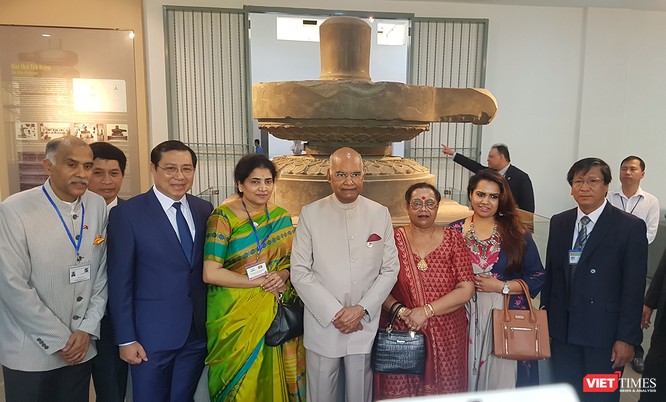 Tổng thống Ấn Độ đến Đà Nẵng, thăm Bảo tàng điêu khắc Chăm ảnh 2