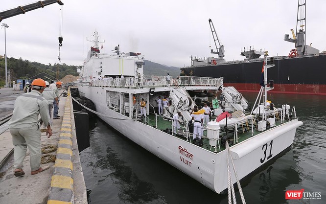 Tàu cảnh sát biển Ấn Độ chính thức đến thăm Đà Nẵng trong 4 ngày ảnh 5