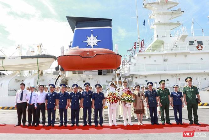 Tàu lực lượng bảo vệ bờ biển Nhật Bản đến thăm Đà Nẵng ảnh 2