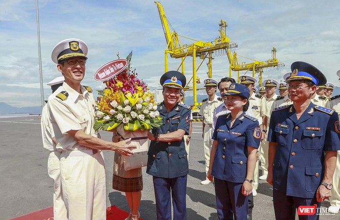 Tàu lực lượng bảo vệ bờ biển Nhật Bản đến thăm Đà Nẵng ảnh 1