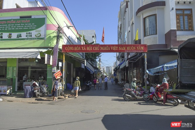 Đà Nẵng: Chợ An Hải Đông đã được dỡ rào chắn phong tỏa ảnh 8