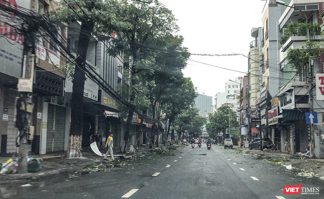 Đà Nẵng như bãi chiến trường sau trận "càn quét" của siêu bão số 9 ảnh 13