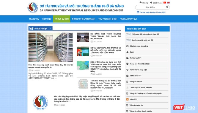Các website sở ngành ở Đà Nẵng đang cập nhật tin tức ra sao? ảnh 4