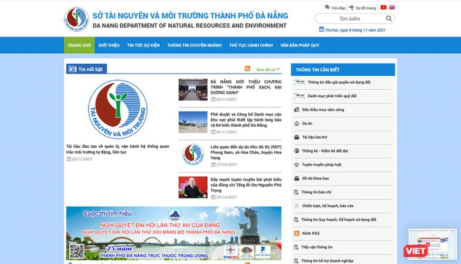Các website sở ngành ở Đà Nẵng đang cập nhật tin tức ra sao? ảnh 3