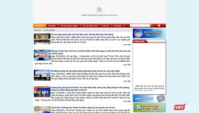 Các website sở ngành ở Đà Nẵng đang cập nhật tin tức ra sao? ảnh 13