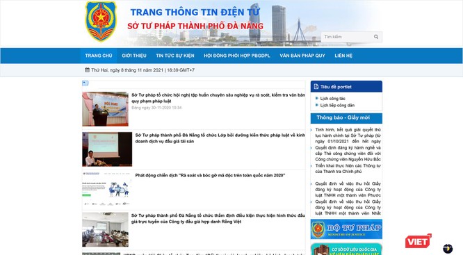 Các website sở ngành ở Đà Nẵng đang cập nhật tin tức ra sao? ảnh 2