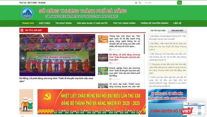 Các website sở ngành ở Đà Nẵng đang cập nhật tin tức ra sao? ảnh 8
