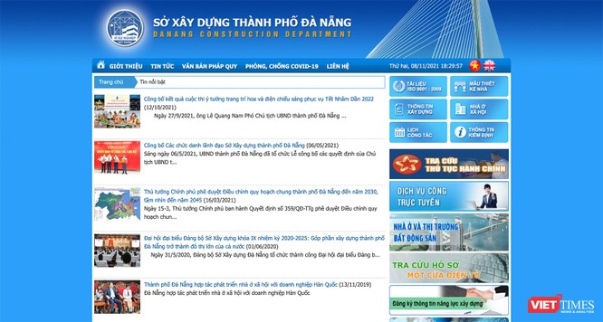 Các website sở ngành ở Đà Nẵng đang cập nhật tin tức ra sao? ảnh 6