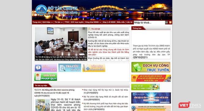 Các website sở ngành ở Đà Nẵng đang cập nhật tin tức ra sao? ảnh 21