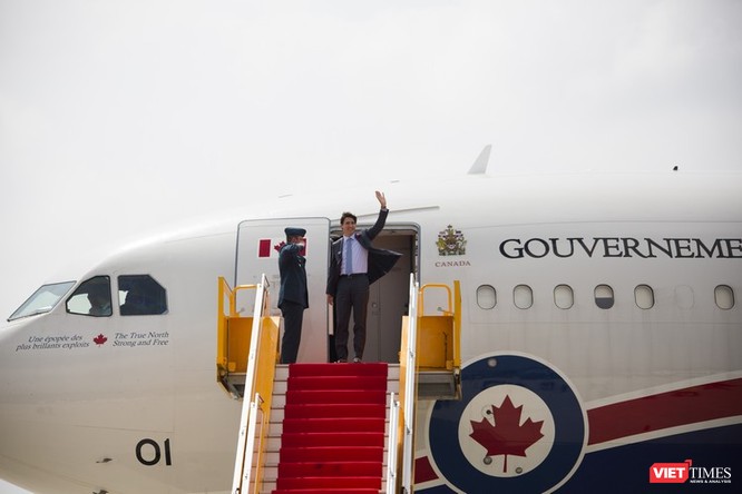 Thủ tướng Canada Justin Trudeau với vẻ ngoài lịch lãm.