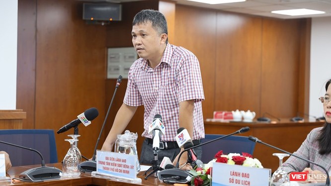 Phó Giám đốc Trung tâm Kiểm soát bệnh tật TP.HCM, ông Phan Thanh Tâm. Ảnh: Khang Minh