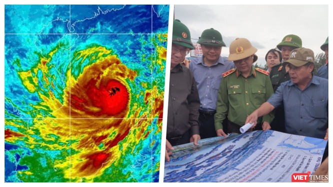 Video Thuỷ Tiên, Công Vinh phát tiền cứu trợ tại miền Trung trước siêu bão số 9 ảnh 1