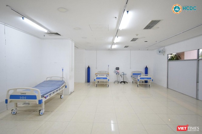 Bên trong Bệnh viện dã chiến số 5 thi công thần tốc ở Thuận Kiều Plaza ảnh 4