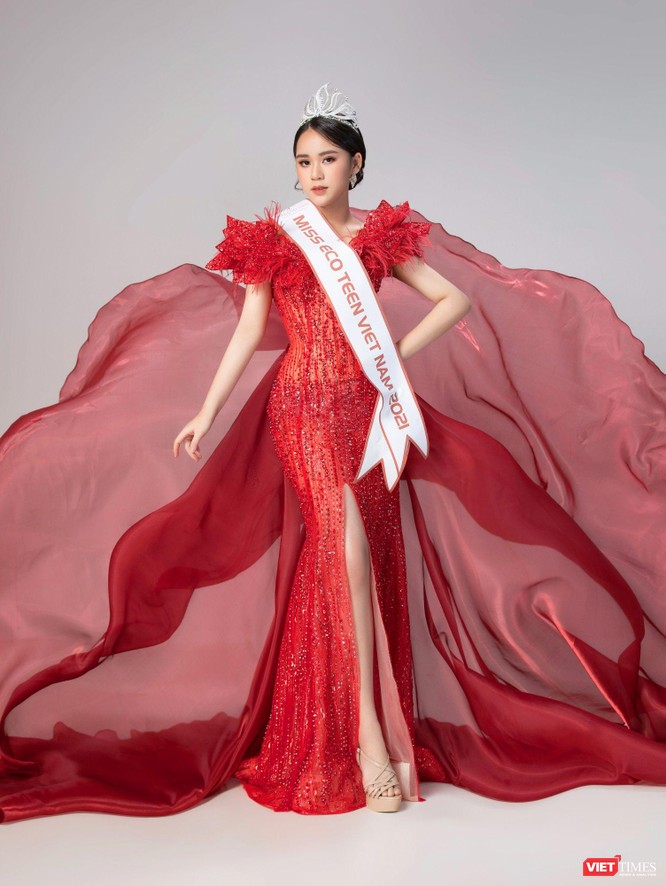 Bella Vũ Huyền Diệu đăng quang Miss Eco Teen International 2021 ảnh 2