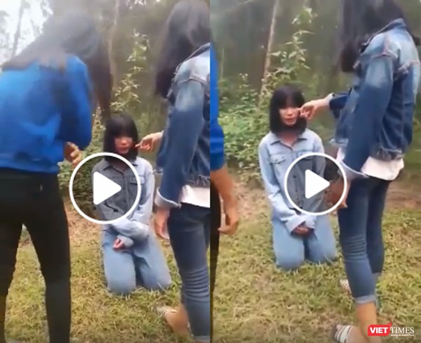 Nữ sinh Nghệ An bị ba bạn tát vào mặt ảnh 1