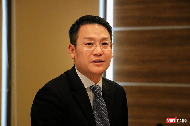 Ông Vũ Kiêm Văn, Phó Tổng thư ký Hội Truyền thông số Việt Nam (VDCA), Phó trưởng Ban Thường trực Ban Tổ chức Giải thưởng Chuyển đổi số Việt Nam (VDA) 2019 