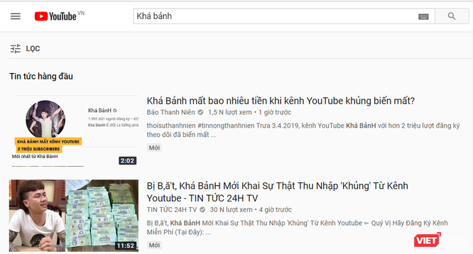 Kênh YouTube 2 triệu lượt theo dõi của Khá “Bảnh” đã bị xóa ảnh 1