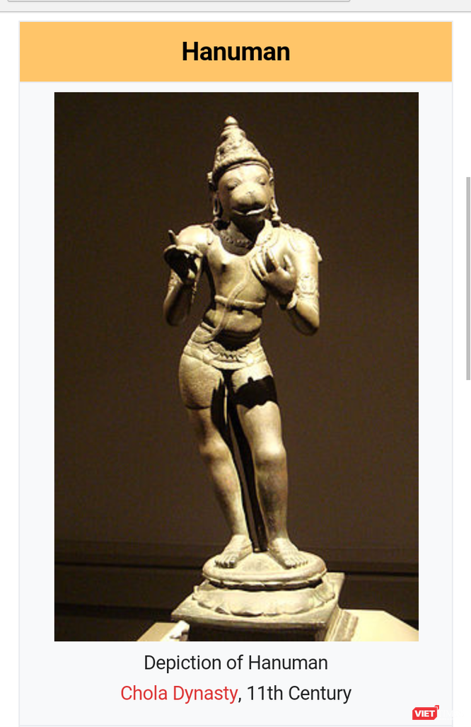 Thần kỉ Hanuman trong sử thi Ramayana của Ấn Độ, được biết tới qua trích đoạn kịch của Lưu Quang Vũ với tựa đề 