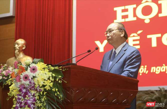 Thủ tướng Nguyễn Xuân Phúc: Người dân phải xếp hàng vì bệnh viện tuyến trên lúc nào cũng quá tải ảnh 4