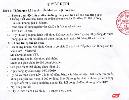 Dự án Viettravel Airlines: Thương vụ trái phiếu 700 tỷ đồng “nuôi” giấc mơ hàng không ảnh 1