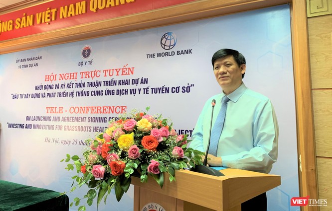Quyền Bộ trưởng Bộ Y tế Nguyễn Thanh Long: Dự án nhằm để người dân được hưởng thụ các dịch vụ y tế tốt nhất ngay tại cơ sở trong điều kiện có thể
