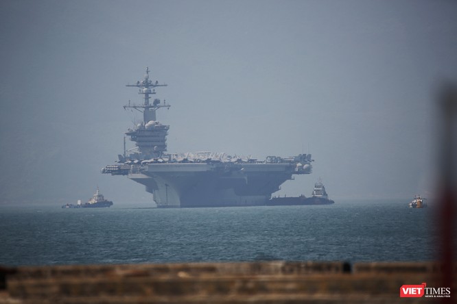 Toàn cảnh chuyến thăm lịch sử của đội tàu sân bay USS Carl Vinson ở Đà Nẵng ảnh 11
