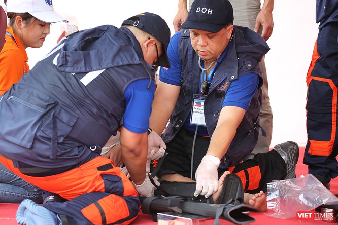 Các nước ASEAN diễn tập quốc tế ứng phó về y tế trong thảm họa ảnh 6