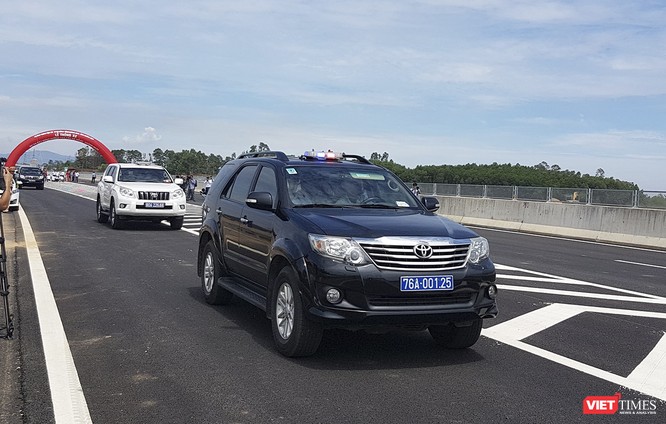 Chính thức thông xe cao tốc Đà Nẵng - Quảng Ngãi dài 139 km, không phục vụ xe máy, tạm thời chưa thu phí ảnh 1