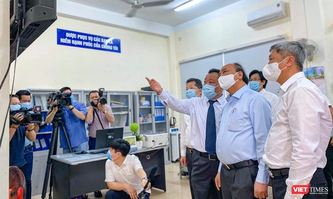 Chủ tịch nước Nguyễn Xuân Phúc: Đà Nẵng cần sẵn sàng các phương án để bao vây, dập dịch COVID-19 ảnh 1
