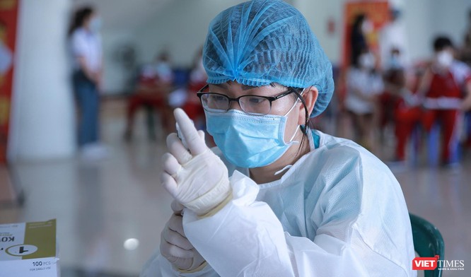 Đà Nẵng: Bắt đầu tiêm 10.300 liều vaccine phòng COVID-19 cho trẻ từ 5-12 tuổi ảnh 5
