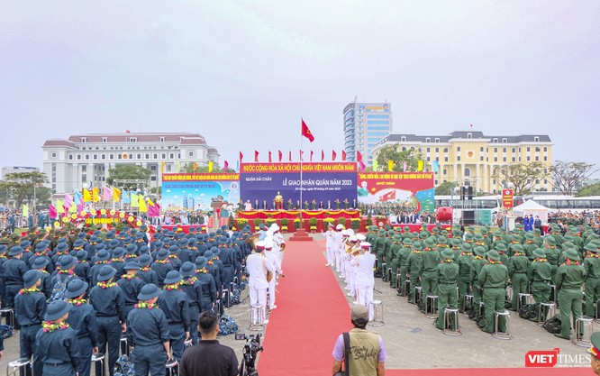 Ảnh: Xúc động lễ giao quân Đà Nẵng năm 2023 ảnh 1