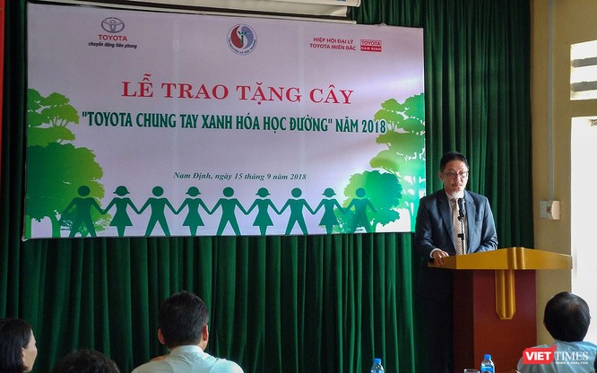 Toyota Việt Nam triển khai chương trình chung tay xanh hóa học đường tại 6 tỉnh ảnh 2