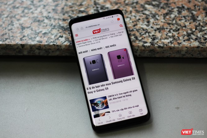 Trên tay chiếc Galaxy S9 xuất hiện tại Việt Nam ảnh 1