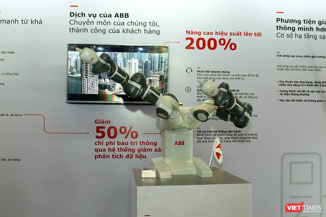 Chùm ảnh “Triển lãm Quốc tế về Công nghiệp 4.0” tại Việt Nam, nơi có sự hiện diện của robot nổi tiếng Sophia ảnh 4