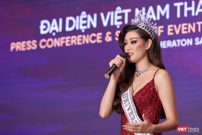 Hoa hậu Khánh Vân đại diện VN sang Mỹ chinh phục Miss Universe lần thứ 69 ảnh 4