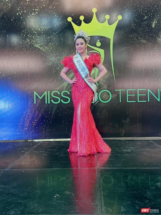 Bella Vũ Huyền Diệu đăng quang Miss Eco Teen International 2021 ảnh 3