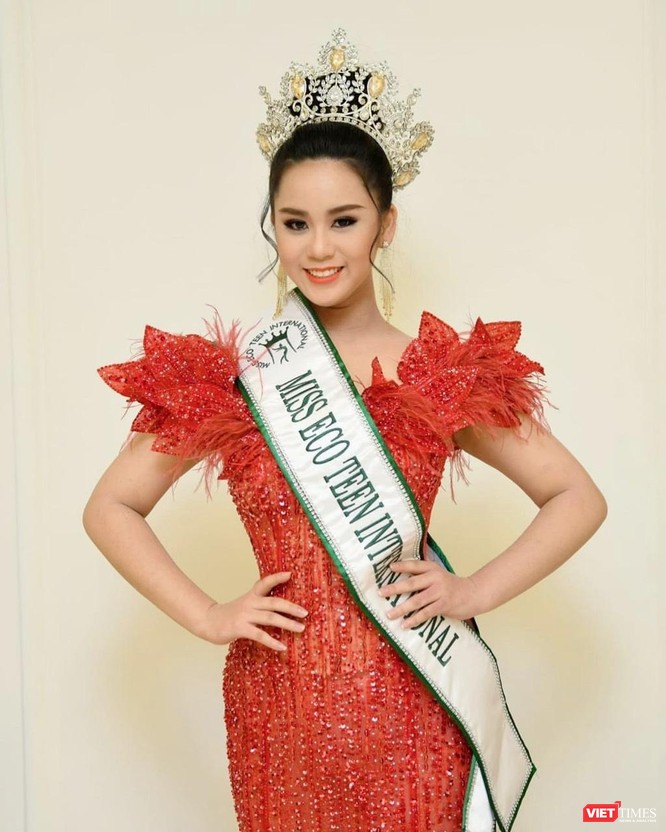 Bella Vũ Huyền Diệu đăng quang Miss Eco Teen International 2021 ảnh 4