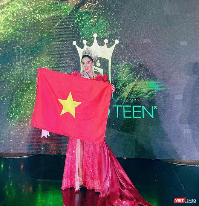 Bella Vũ Huyền Diệu đăng quang Miss Eco Teen International 2021 ảnh 6