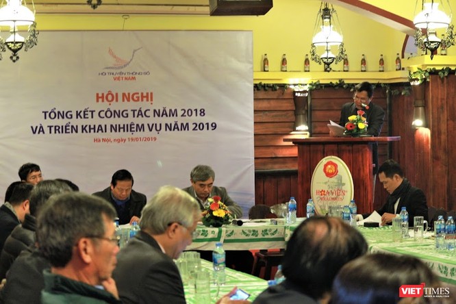 Toàn cảnh Hội nghị Tổng kết công tác năm 2018 và Triển khai nhệm vụ năm 2019 của Hội Truyền thông số Việt Nam.