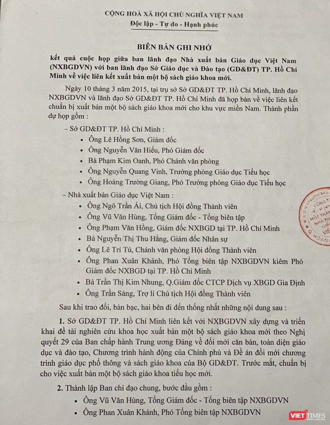 Nhà xuất bản Giáo dục Việt Nam chính thức lên tiếng! ảnh 1
