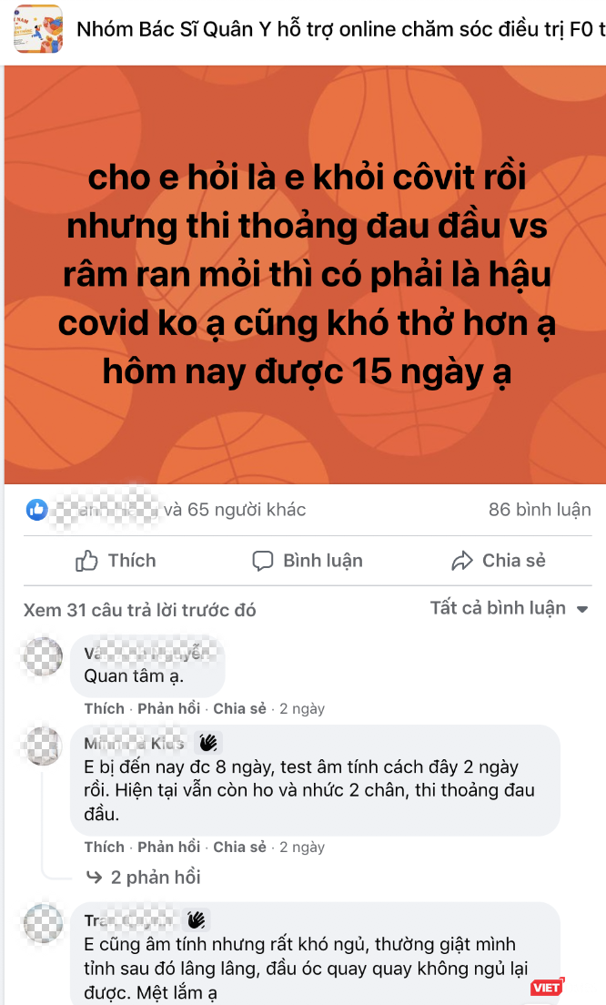 Vì sao nhiều F0 khỏi bệnh lại bị chóng mặt, đau đầu, mỏi người kèm khó thở? ảnh 1